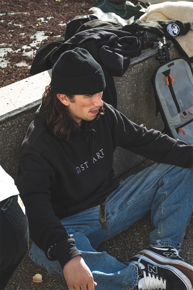 Lost Art Winter 2019 Collection Lookbook Release Information Liverpool United Kingdom Skateboarding Brand Geoff Rowley Blind Skateboards Southern French City Nimes United Colours banner Rob Mathieson Charlie Birch Matlock Bennett-Jones Vaughan Jones Arthur Derrien Dave Mackey