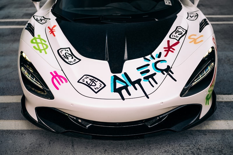 Alec Monopoly x 1016 Industries McLaren 720s Info  art basel Miami cars supercars hypercars speed luxury graffiti artwork streetart   