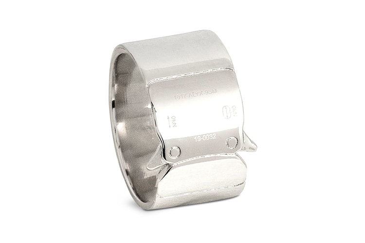 1017 ALYX 9SM Introduces Its Rollercoaster Buckle Ring