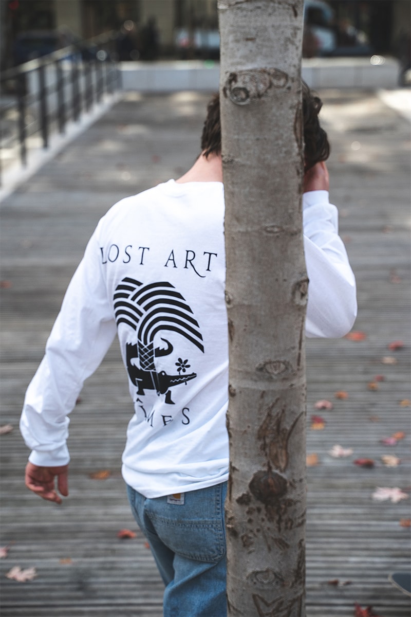 Lost Art Winter 2019 Collection Lookbook Release Information Liverpool United Kingdom Skateboarding Brand Geoff Rowley Blind Skateboards Southern French City Nimes United Colours banner Rob Mathieson Charlie Birch Matlock Bennett-Jones Vaughan Jones Arthur Derrien Dave Mackey