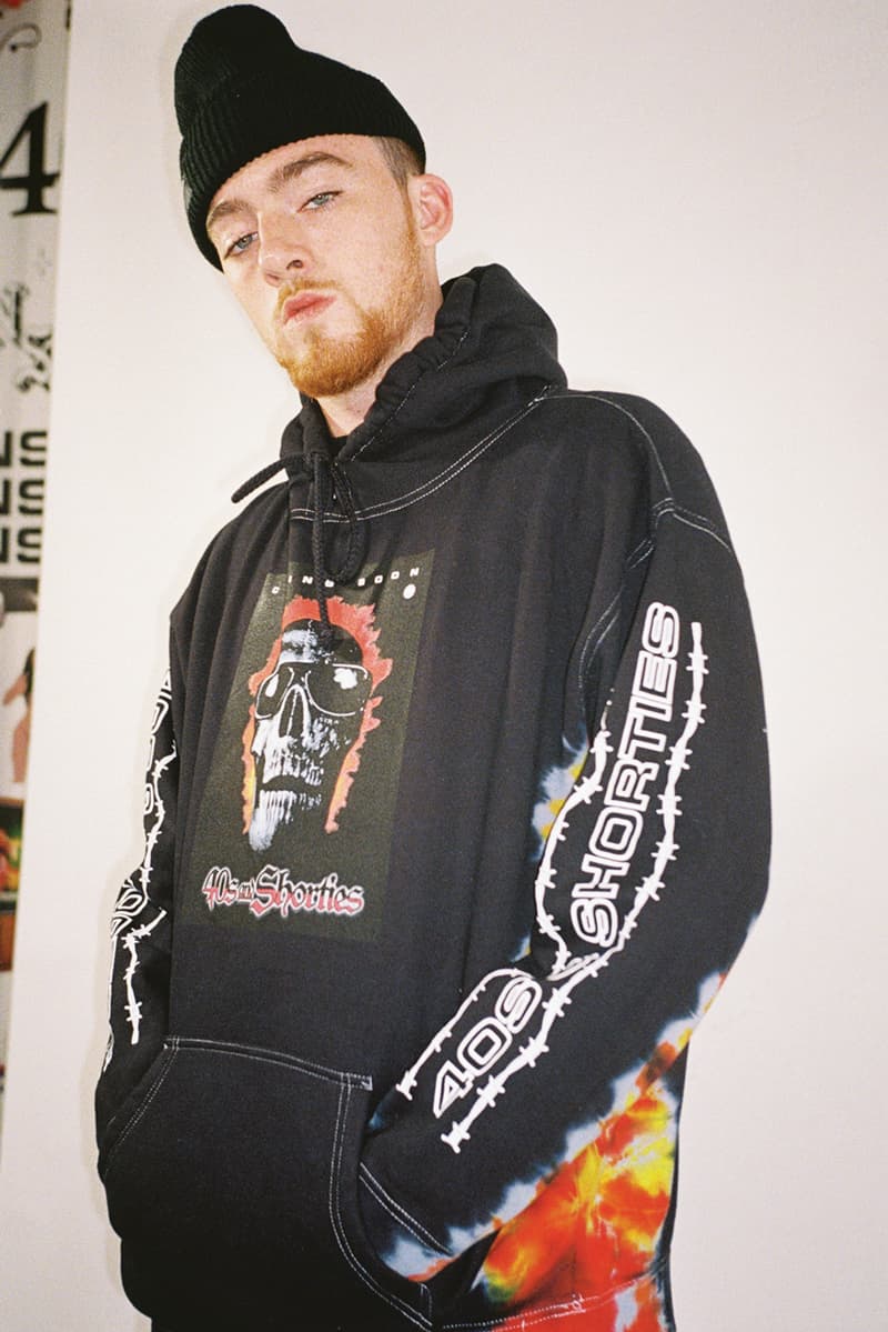 40s & Shorties Holiday 2019 Lookbook Collection Angus Cloud Euphoria T-shirts Hoodies Commando Vests Long Sleeves Pants Leopard Print Sweatpants Stripes Bags Hats Socks