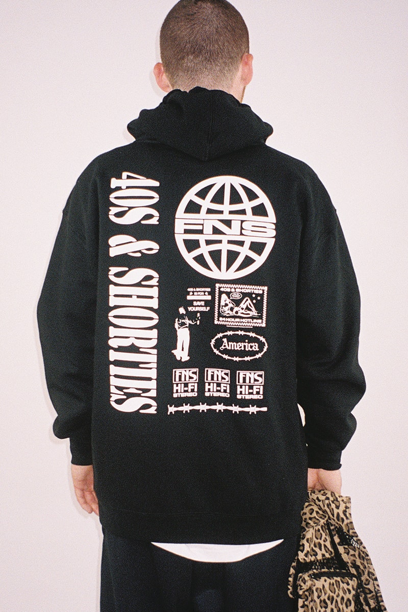 40s & Shorties Holiday 2019 Lookbook Collection Angus Cloud Euphoria T-shirts Hoodies Commando Vests Long Sleeves Pants Leopard Print Sweatpants Stripes Bags Hats Socks