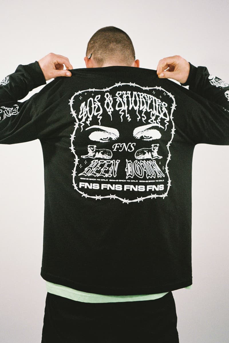 40s & Shorties Holiday 2019 Lookbook Collection Angus Cloud Euphoria T-shirts Hoodies Commando Vests Long Sleeves Pants Leopard Print Sweatpants Stripes Bags Hats Socks