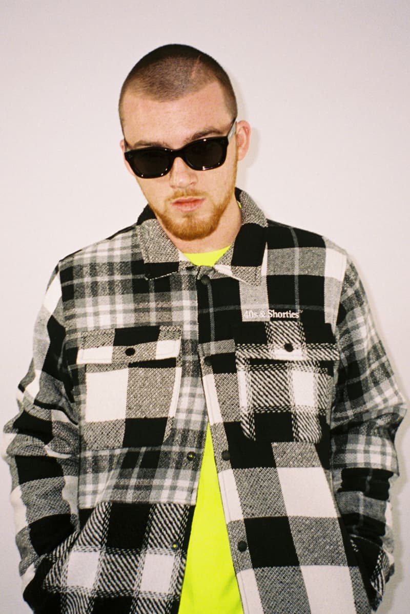 40s & Shorties Holiday 2019 Lookbook Collection Angus Cloud Euphoria T-shirts Hoodies Commando Vests Long Sleeves Pants Leopard Print Sweatpants Stripes Bags Hats Socks