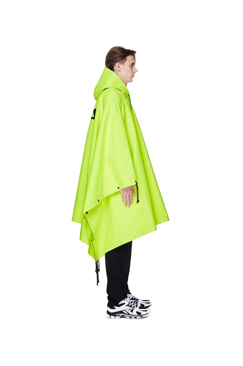 vetements bose raincoat neon yellow colorway release spring summer 2020 menswear