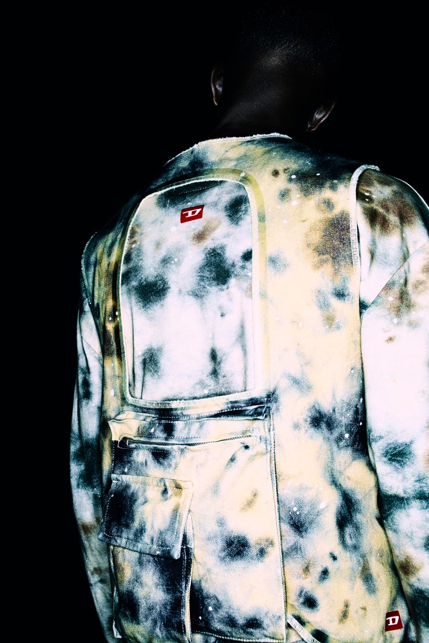 A-COLD-WALL* x Diesel Red Tag Collaboration Collection Release lookbook drop date december 6 7 2019 available buy dye painted denim