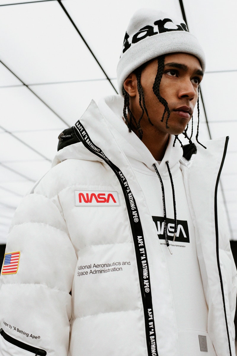 AAPE's NASA Fall/Winter 2019 Collection aape by a bathing ape bape lookbooks space suits ships 