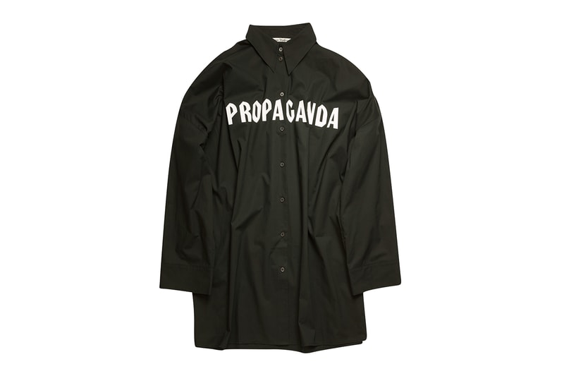 Acne Studios "Propaganda" Capsule Collection scandinavian fashion menswear womenswear lookbook goth subculture magazine underground clubbing garments clothes music art literature product images punk 