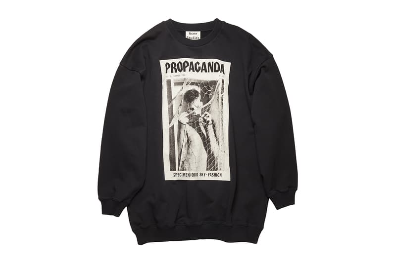 Acne Studios "Propaganda" Capsule Collection scandinavian fashion menswear womenswear lookbook goth subculture magazine underground clubbing garments clothes music art literature product images punk
