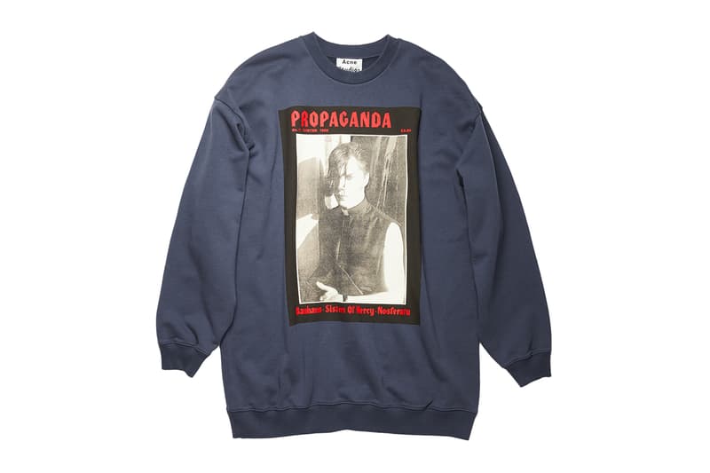 Acne Studios "Propaganda" Capsule Collection scandinavian fashion menswear womenswear lookbook goth subculture magazine underground clubbing garments clothes music art literature product images punk