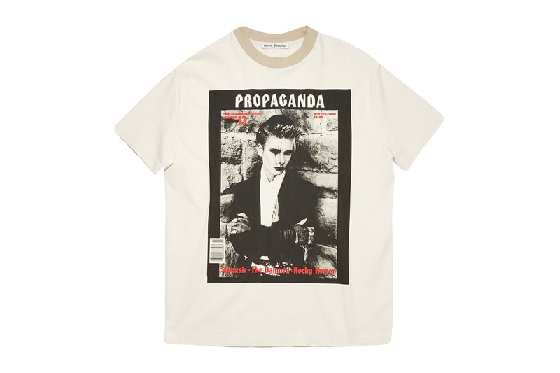 Acne Studios "Propaganda" Capsule Collection scandinavian fashion menswear womenswear lookbook goth subculture magazine underground clubbing garments clothes music art literature product images punk 