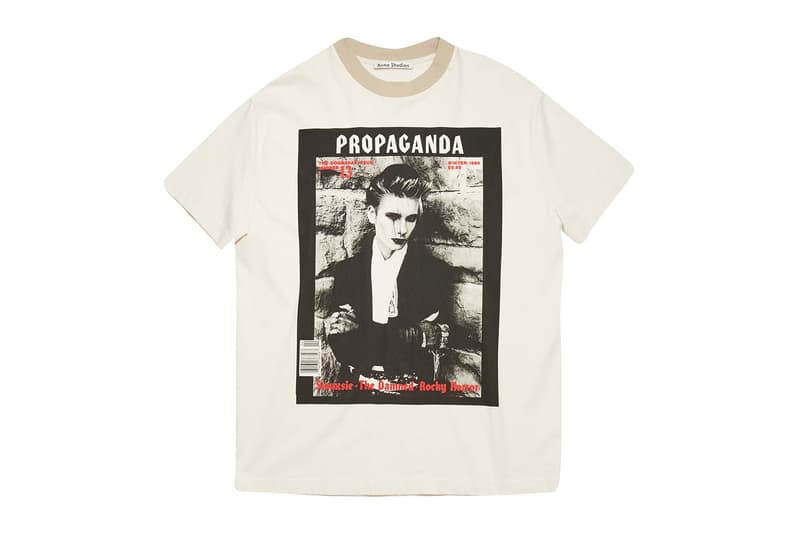 Acne Studios "Propaganda" Capsule Collection scandinavian fashion menswear womenswear lookbook goth subculture magazine underground clubbing garments clothes music art literature product images punk