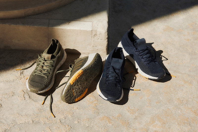 monocle adidas pulseboost hd run city pack series release information wood wood universal works neighborhood raw khaki active gold buy cop purchase sneakersnstuff