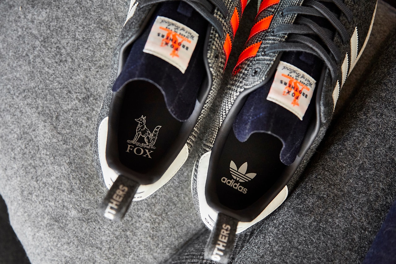 size fox brothers adidas originals campus 80 buy cop purchase release information details news flannel check West of England Grey Old English Blue Chalkstripe textile textures