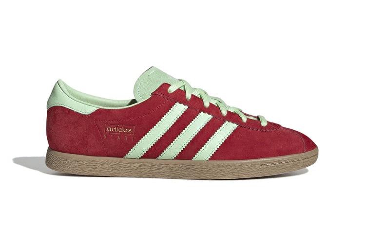 adidas Stadt Releases In Holiday-Themed "Scarlet/Glow Green"