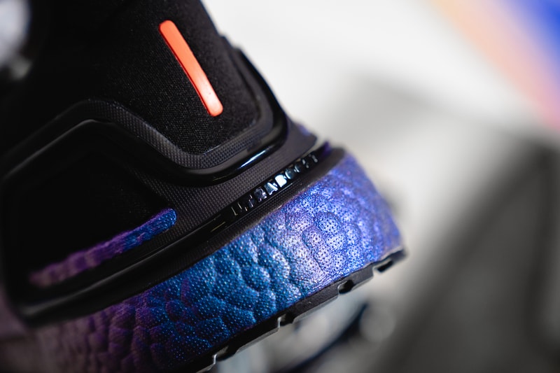adidas ultraboost 20 boost eg1341 core black boost blue violet metallic nasa release date info photos price detailed look