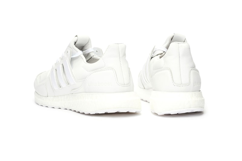 adidas UltraBOOST Leather "Ftwr White" "Core Black" Release Information Sneakersnstuff Footwear Kicks Three Stripes Performance Running Continental Outsole First Look