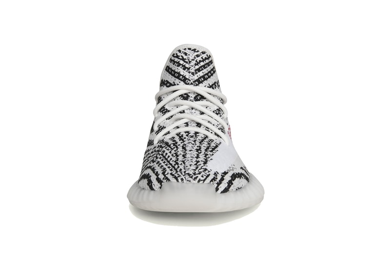 adidas yeezy boost 350 v2 zebra black white red kanye west december 2019 release date info photos price