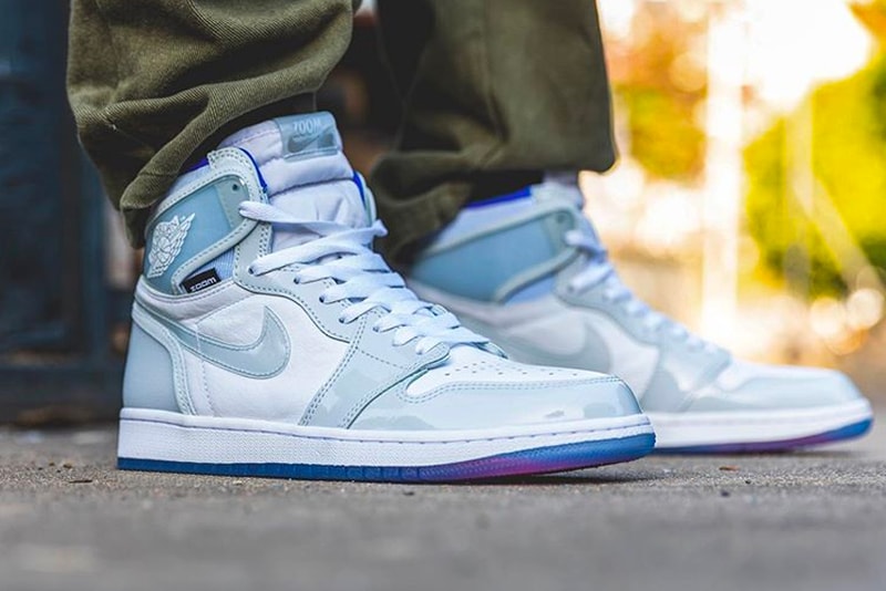 Air Jordan 1 High Zoom "Racer Blue" Release Info Michael Jordan AJ1 Wings Jordan brand Nike sneakers kicks footwear 