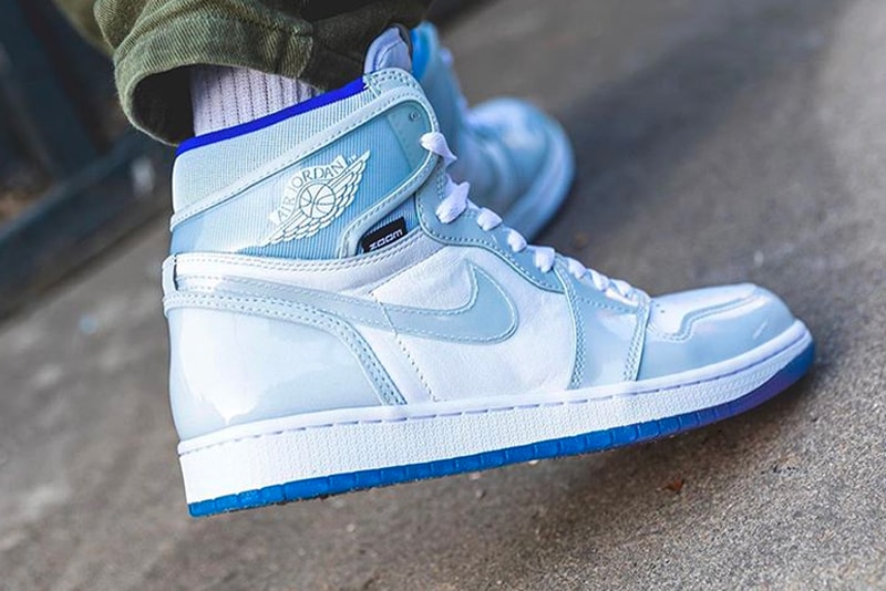 Air Jordan 1 High Zoom "Racer Blue" Release Info Michael Jordan AJ1 Wings Jordan brand Nike sneakers kicks footwear 