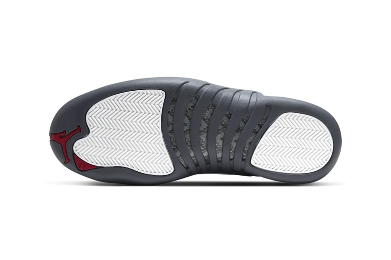 Air Jordan 12 White Dark Gray brand michael jordan 23 basketball shoes sneakers footwear runners trainers kicks tinker hatfield jumpman nike leather high top swoosh check sports