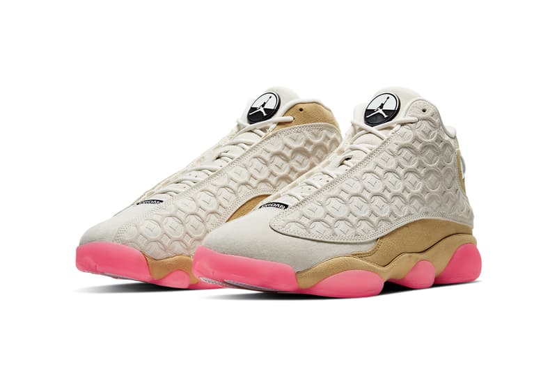 air jordan 13 cny chinese new year CW4409 100 Pale Ivory Black Digital Pink Club Gold release date info photos price