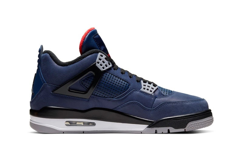 Air Jordan 4 Winterized Official Release Date Official Look Blue Red Black Grey Black Info Buy cq9597-401