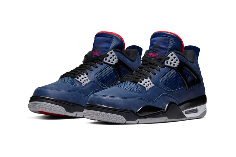 Air Jordan 4 Winterized Official Release Date Official Look Blue Red Black Grey Black Info Buy cq9597-401