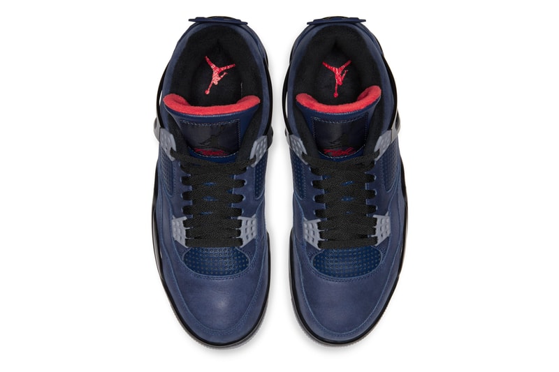 Air Jordan 4 Winterized Official Release Date Official Look Blue Red Black Grey Black Info Buy cq9597-401