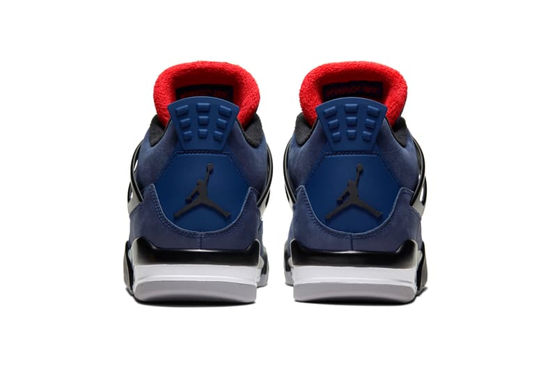 Air Jordan 4 Winterized Official Release Date Official Look Blue Red Black Grey Black Info Buy cq9597-401