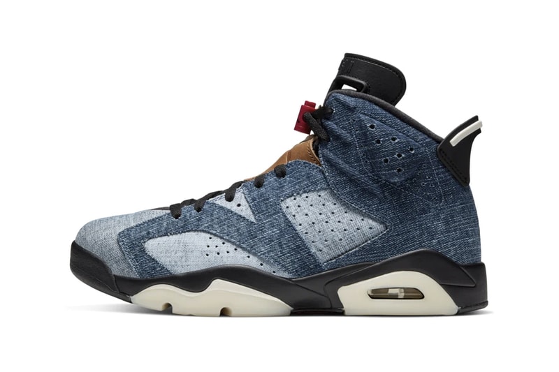 air jordan 6 washed denim jeans release information buy cop purchase official look december holiday sneakers footwear