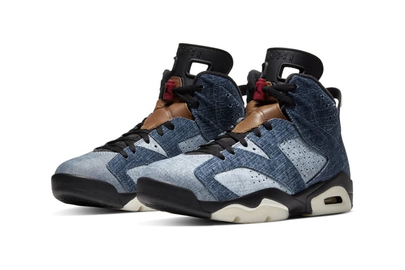 air jordan 6 acid wash denim