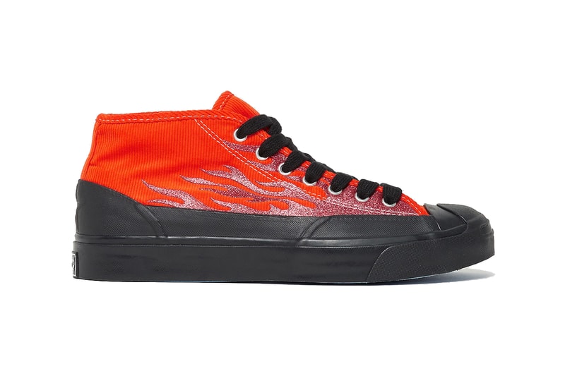 asap nast converse jack purcell chukka mid flames black silver cherry tomato red 167379C 167378C release date info photos price