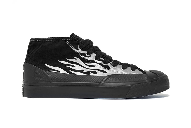 asap nast converse jack purcell chukka mid flames black silver cherry tomato red 167379C 167378C release date info photos price