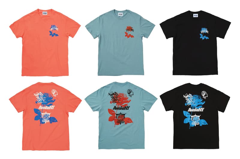 Awake NY FW19 Collection Second Drop Mafia K'1 Fry POUR CEUX Paris French New York hoodies shirts tee socks flannels butterflies