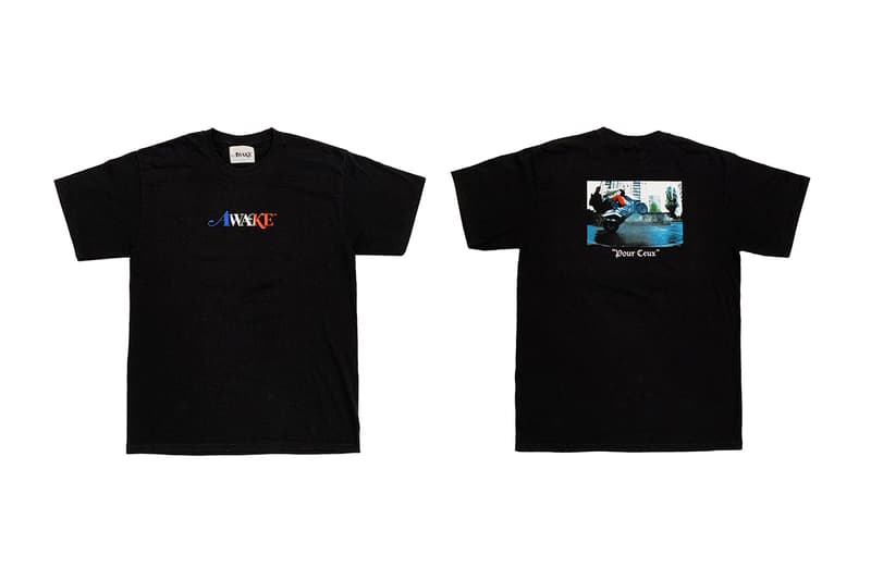 Awake NY FW19 Collection Second Drop Mafia K'1 Fry POUR CEUX Paris French New York hoodies shirts tee socks flannels butterflies