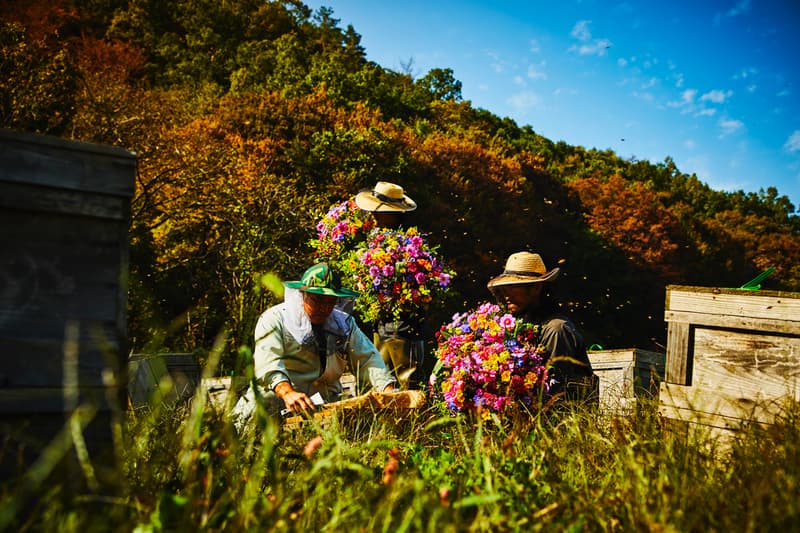 azuma makoto amkk flower and man photography series project installation performance