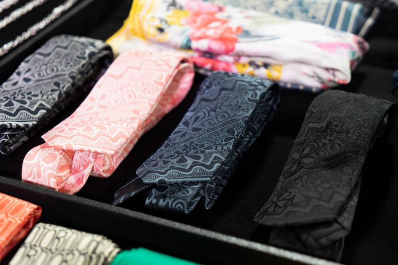 Backstage at Diors Fall Winter 2020 Miami Preview shawn stussy beach architecture couturier yoon ahn ambush jewelry French luxury house American art basel collaboration logo saddle bag pre