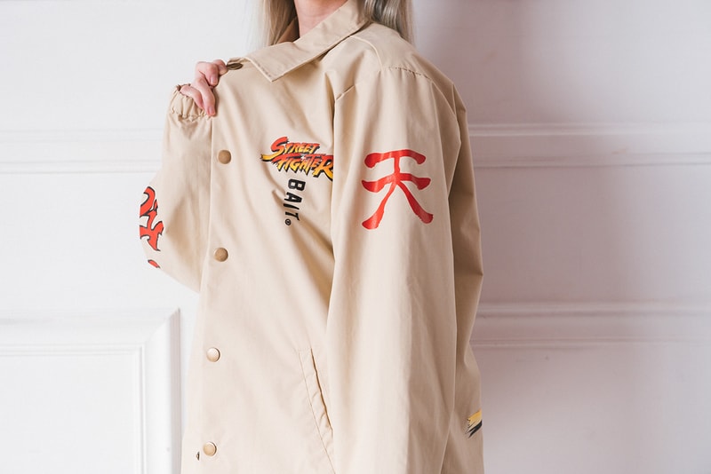 BAIT x Redbull x Kumite x 'Streetfighter' KO Capsule Collection Closer Look Lookbook Gaming Japan Aichi Sky Expo Coach Jacket T-Shirt Long Sleeve Short Hoodies Professional Players USA chapter stores Release Information