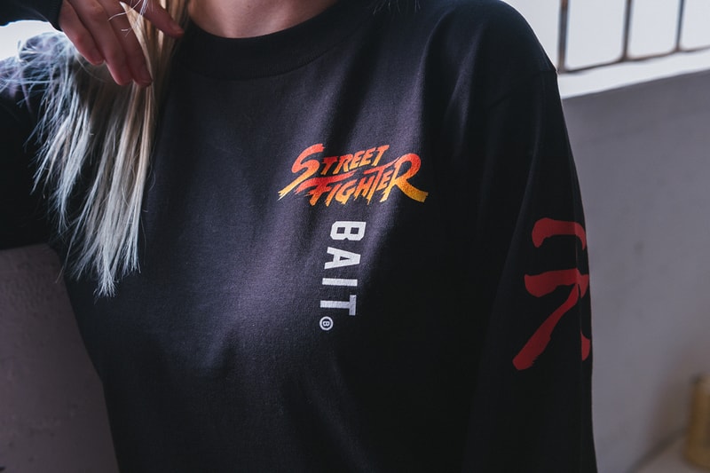 BAIT x Redbull x Kumite x 'Streetfighter' KO Capsule Collection Closer Look Lookbook Gaming Japan Aichi Sky Expo Coach Jacket T-Shirt Long Sleeve Short Hoodies Professional Players USA chapter stores Release Information