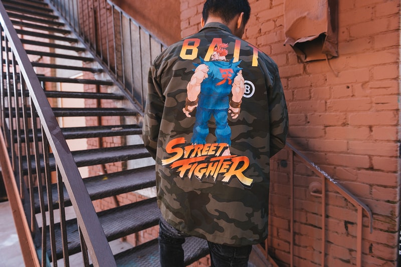 BAIT x Redbull x Kumite x 'Streetfighter' KO Capsule Collection Closer Look Lookbook Gaming Japan Aichi Sky Expo Coach Jacket T-Shirt Long Sleeve Short Hoodies Professional Players USA chapter stores Release Information