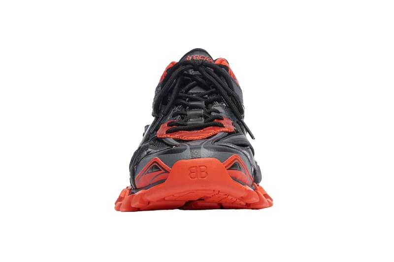 balenciaga track 2 black red grey sneakers chunky shoe release date info photos price colorway release date buy
