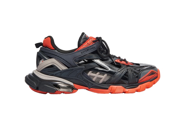 balenciaga track 2 black red grey sneakers chunky shoe release date info photos price colorway release date buy