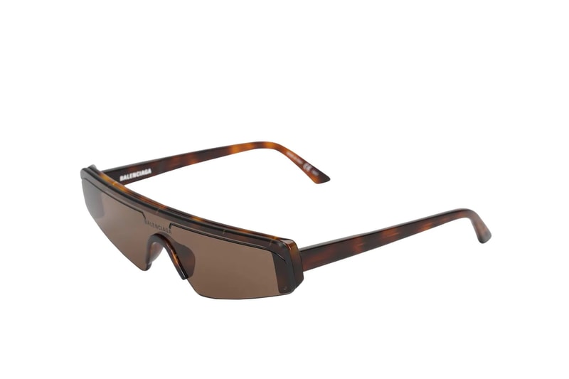 Balenciaga Ski Rectangle Acetate Sunglasses Release goggles eyewear sunglasses 