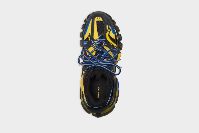 balenciaga track 2 sneakers black yellow blue release date info photos price