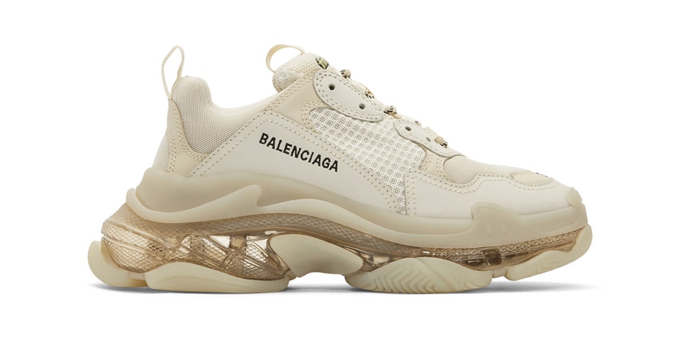 Balenciaga triple s white red clear sole Clearance