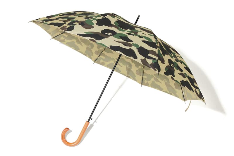 BAPE Camo Umbrella, Zippo Lighter & Ashtray a bathing ape holiday gifts christmas accessories ape head 1st camo green yellow amb