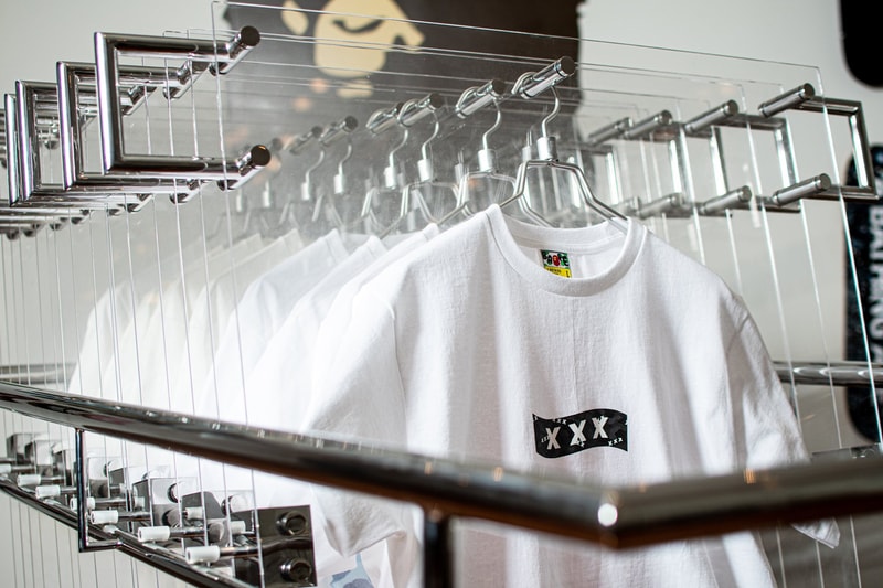 GOD SELECTION XXX x BAPE Capsule Collection collaborations t-shirts shark hoodies baby milo