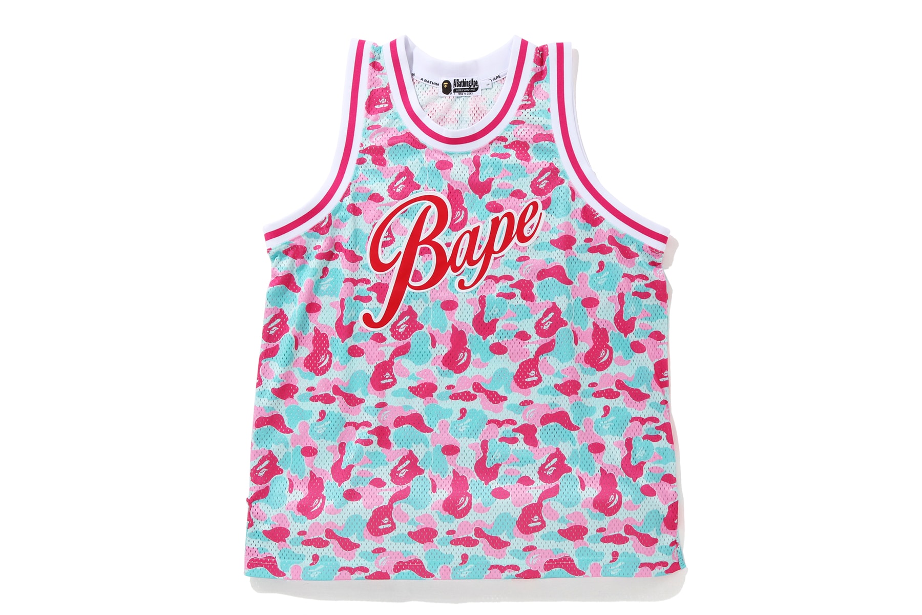 BAPE Exclusive Miami Store Collection a bathing ape lookbooks Miami design district baby milo heat pink blue teal shark hoodies bags accessories stickers iphone cases