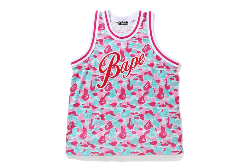 BAPE Exclusive Miami Store Collection a bathing ape lookbooks Miami design district baby milo heat pink blue teal shark hoodies bags accessories stickers iphone cases